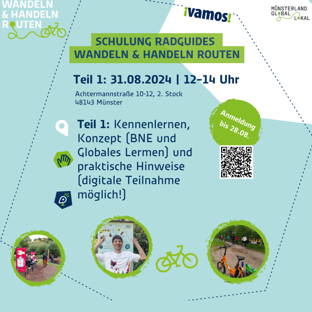 Schulung Radguides Münsterländer Wandeln & Handeln Routen