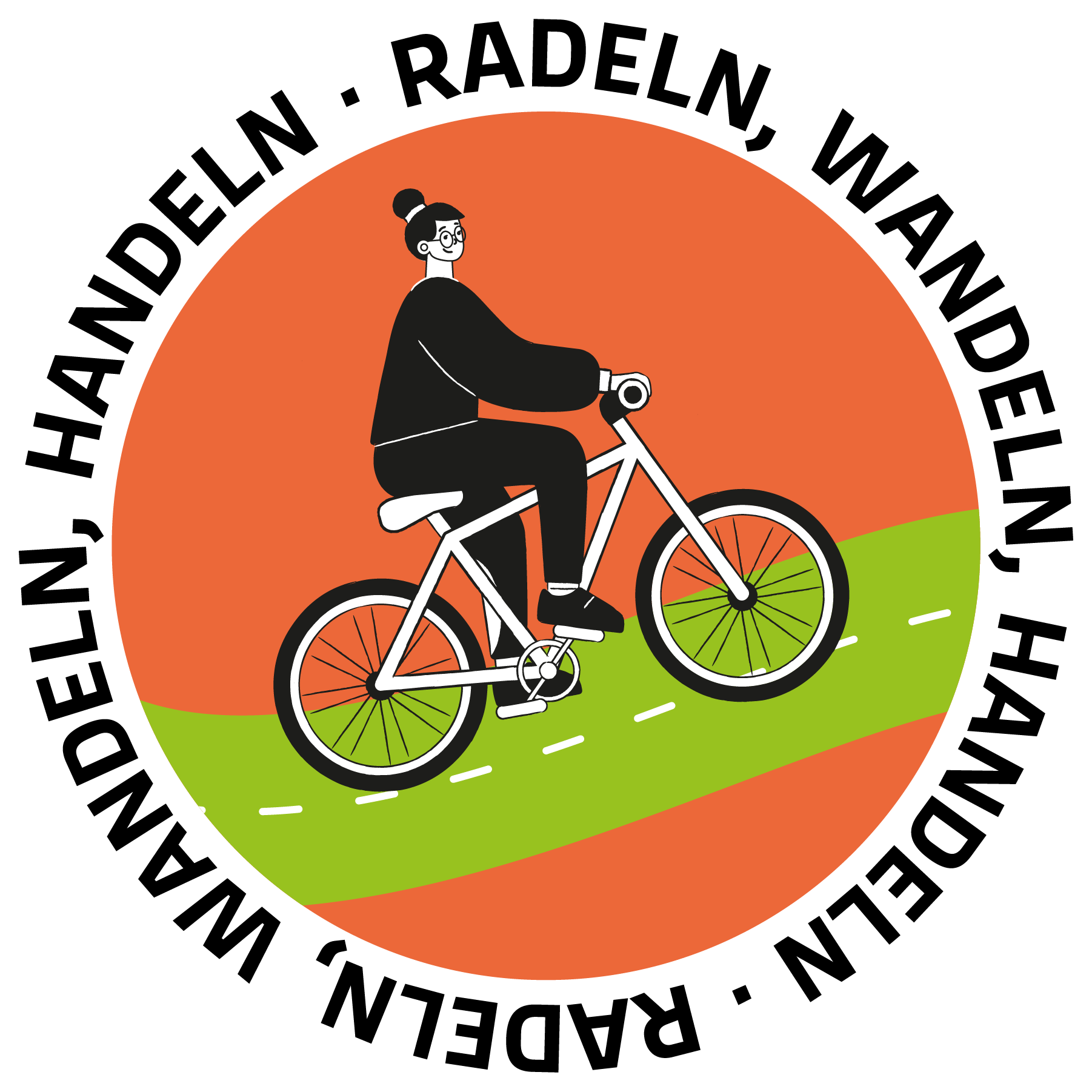 Wandeln, Handeln, Radeln und Gewinnen. Gewinnspiel